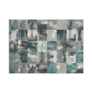 Tapis de style nordique rectangulaire à motif géométrique abstrait, résistant aux taches, en fibre de polyester, pour salon, chambre à coucher, usage domestique - Product Image 2