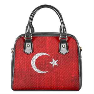 <span class=keywords><strong>Borsa</strong></span> Tote Personalizzata con Stampa Sublimatica Bandiera Turca Luna e Stella Motivo Lettere <span class=keywords><strong>Istanbul</strong></span> <span class=keywords><strong>Borsa</strong></span> a Tracolla in Pelle Casual da Donna - Product Image 6
