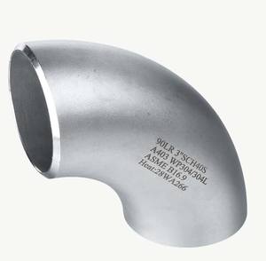 Codos de Tubería Soldados KF ISO Sanitarios de 90 Grados TC, Pulidos, Forjados, de Acero Inoxidable, Accesorios de Codo para Vacío - Product Image 3