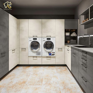 Gabinete personalizado de diseño moderno impermeable para baño, lavandería, ciudad de Foshan, muebles duraderos para el hogar, apartamento, Villa al aire libre - Product Image 3