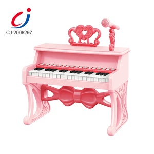 Chengji Elektronische Multifunctionele Plastic Vleugel Voor Kinderen, Muzikaal Toetsenbord Roze Kinderen <span class=keywords><strong>Piano</strong></span> Met Microfoon