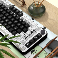 Cerise profil Panda Keycaps cinq côtés colorant Sublimation 138/158 touches pour 61/64/68/84/87/96/104/108 clavier mécanique