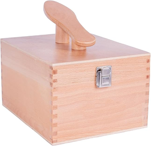 Boîte de rangement de valet de hêtre boîte d'organisation de <span class=keywords><strong>cirage</strong></span> de chaussures de qualité supérieure pour outil de brosses à polir boîte de valet de <span class=keywords><strong>cirage</strong></span> de chaussures en <span class=keywords><strong>bois</strong></span> Portable avec support - Product Image 1