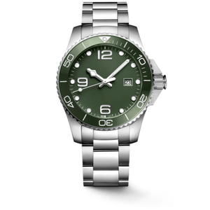 Dive Style Mechanical Watch with Rotating Bezel and Stainless Steel Bracelet for Sports and Casual Activities Longinesing - Product Image 2
