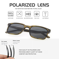 Fabricants de tendances Vente en gros Logo personnalisé Lunettes de soleil pour hommes polarisées carrées Sports de plein air pour cyclisme