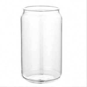 Verres personnalisés en forme de canette de 16 oz avec pailles, idéaux pour la bière, le café glacé, le whisky, les sodas, le thé, l'eau – Cadeaux - Product Image 3