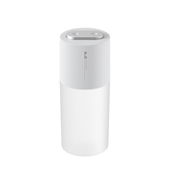 Humidificateur d'air portable rechargeable par USB à double pulvérisation, diffuseur d'huiles essentielles, aromathérapie, lumière LED 7 couleurs, purification