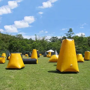 Bán Hot Giá Rẻ Paintball Bunker Paintball Trở Ngại Trò Chơi Inflatable Shooting Paintball Bunker Tại Trung Quốc
