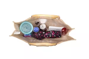 Bolsa de Compras de Yute Ecológica con Asa Redonda de Madera, Personalizada con Logotipos - Product Image 4