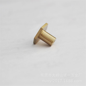 Octagonal Brass Drawer Handle Pure <b>Copper</b> 22x18 Minimalist Furniture <b>Knob</b> Durable Cabinet Hardware - Product Image 2