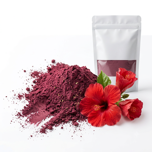 Poudre d'hibiscus pure et naturelle, idéale pour la coloration des cheveux, provenant d'Inde - Product Image 1