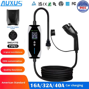 ที่ชาร์จ EV แบบพกพา7KW แบบมาตรฐานของเทสลาเข้ากันได้กับโลโก้ปลั๊กแบบ2เมนเนคส์แท่นชาร์จสำหรับบ้านสำหรับรุ่น S/3 /x/y - Product Image 4