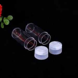 Barattoli in Plastica PS Trasparente da 10g 2,3*6,5cm con Doppio Tappo a Scatto per Polvere di Glitter, Pepe, Peperoncino e Sale - Product Image 3