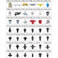 Clips de fixation universels en plastique de haute qualité pour carrosserie automobile et attaches en plastique pour voiture