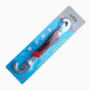 Clé à tuyau multifonctionnelle, pince à rainures réglable, coupe-tuyau à poignée ergonomique pour la réparation de la plomberie - Product Image 3