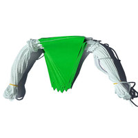 Sécurité routière PVC Attention Banderoles Drapeau Pliant En Plastique Réfléchissant Route Drapeaux D'avertissement