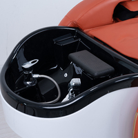 Fauteuil de lavage électrique ShiLu Factory de luxe moderne avec bassin en céramique et fonction de massage intégral chauffante