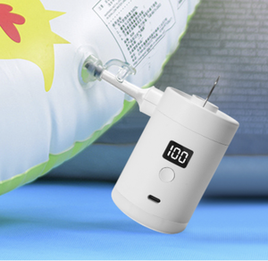 Bombas de Aire Eléctricas Recargables Tipo-C de 4000 mAh, Ligeras, con Luz de Camping para Colchones Inflables, Juguetes de Piscina y Flotadores - Product Image 1