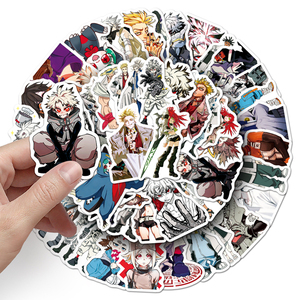 50 Pezzi Adesivi di Alta Qualità Ispirati agli Anime Giapponesi, Graffiti Personalizzati <span class=keywords><strong>Abyss</strong></span> Warlord per Scooter e Bagagli, Impermeabili - Product Image 6