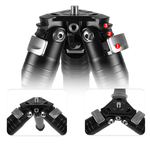 Bán buôn linh hoạt Trọng lượng nhẹ sợi carbon chân máy cho điện thoại & máy ảnh cho du lịch nhiếp ảnh chuyến đi - Product Image 3