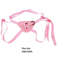 Accessoire de jouet pour lesbiennes : Godemiché strap-on avec ceinture en cuir pour équipement de bondage