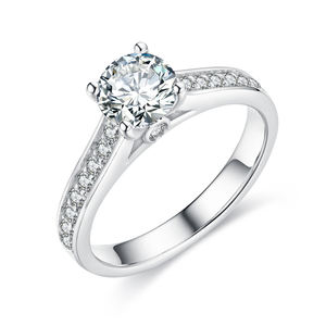 थोक ट्रेंडी डिजाइन पीतल सोने की प्लेटेड और रोडियम प्लेटेड कस्टम महिला शादी की सगाई - Product Image 6