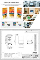 Layar LCD TFT Polcd 2.4 Inci 240*320 Modul Layar LCD Antarmuka MCU 8080 untuk Sepeda Listrik E-skuter