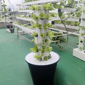 hydroponic aeroponic growing tower for strawberry hydroponics tower for plant grow vegetable grow