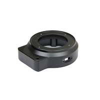 Adaptateur d'objectif en acier inoxydable/aluminium usiné CNC de haute précision pour monture d'objectif de caméra anodisée noire pour la photographie