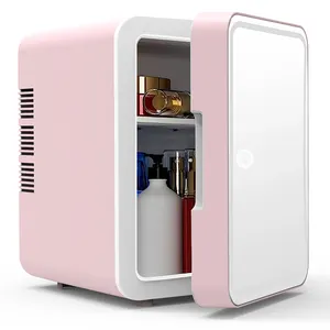 Ev içecek 9L cilt bakımı süt taşınabilir kompakt buzdolabı masa üstü hiçbir gürültü ev Bar kulübü otel Mini buzdolabı