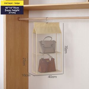 Bolsa de Almacenamiento Colgante de Tela, Material de Malla Transpirable, Tela No Tejida, Multiusos, Minimalismo Moderno, para Dormitorio, Baño - Product Image 1