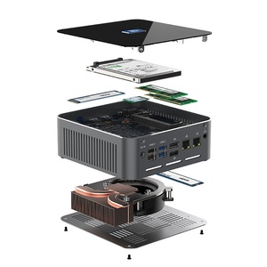 Mini PC Intel de 13e génération I9-13900H (14C/20T jusqu'à 5,4 GHz) Thunderbolt 4 Mini ordinateur 8K Quad écran, 2X 2,5G LAN Micro ordinateur - Product Image 5