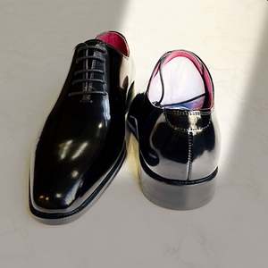 Chaussures Oxford de ville pour hommes, de luxe, de créateur britannique, à bout carré, imperméables, décontractées et formelles, en cuir véritable - Product Image 4