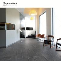 Carreaux de porcelaine gris mat antibactériens, résistants au sel et au sable, résistants aux acides, 600x600mm, pour maisons de plage et villas de luxe