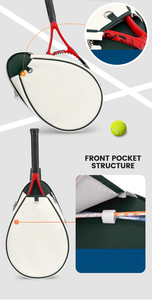 # Bolso Bandolera de Piel Sintética para Mujer, Estilo Tenis, Unisex, para Entrenamiento al Aire Libre, Bolsa para Pelotas de Tenis - Product Image 3