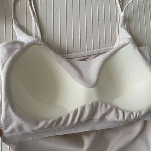 Camsuola Yoga estiva da donna con bellissimo <span class=keywords><strong>reggiseno</strong></span> sportivo per il Fitness con Design posteriore e imbottiture per il petto incorporate per tutte le stagioni come Top interno - Product Image 6