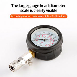 Kit de testeur de compression d'essence 8 pièces, ensemble de testeurs de compression de moteur à essence, jauge de pression 0-300 psi pour <span class=keywords><strong>moto</strong></span> et voitures - Product Image 5