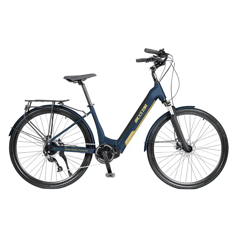 Vendita calda bici da città elettrica colore bianco e nero ad alta velocità con pieno elettrico popolare nel mercato batteria 48V magazzino ue