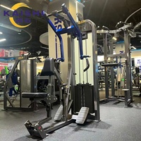 Máquina de remo sentado Kaishi, equipo comercial de remo sentado con carga de pin para entrenamiento de espalda y músculo latissimus, equipo de gimnasio y fitness.