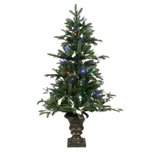 Duoyou Factory High-end Personalized DIY Decoration Artificial Light Led Star Metal Base Christmas Trees