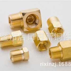 Flexible Hose Fittings Copper Material Durable Industrial Design Plumbing Connectors - Product Image 4