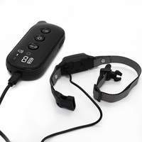 Collier d'entraînement pour chien rechargeable avec signal sonore et vibration, sans choc, portée de 300 m, étanche, personnalisable
