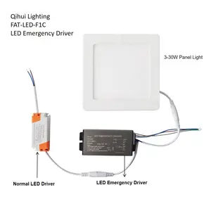 Diseño venta al por mayor venta caliente ultra delgado Controlador LED controlador de emergencia LED Controlador LED 12V 24W