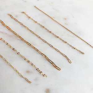 לוטוס מותאם אישית 9k 14k <span class=keywords><strong>18k</strong></span> זהב אמיתי מוצק נייר כריכה רכה שרשרת שרשרת כבלים - Product Image 2