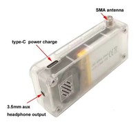 B09 2025 Radio Saku Portabel SI4732 Baru - Kompak Semua Band (SW/MW/FM) dengan Cangkang Transparan, Speaker dan Layar Terintegrasi E643