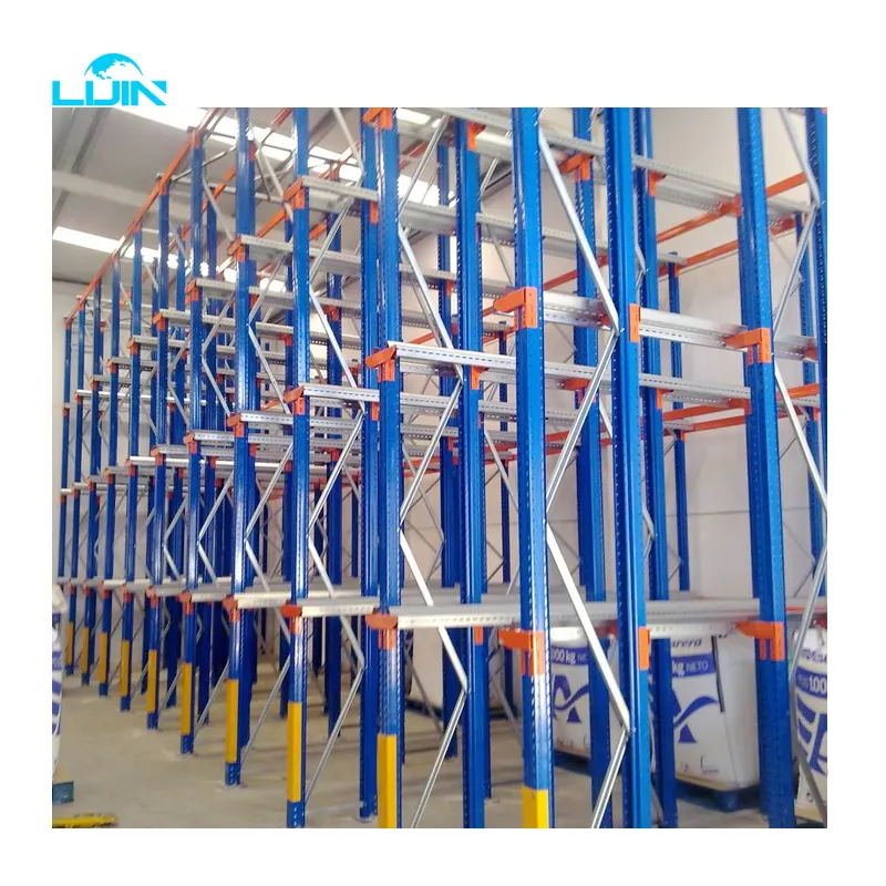 Factory Solutions Adjustable Longspan Drive In Steel Shelving Storage System Warehouse Racking