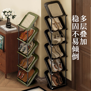 Multi Layer Shoe Rack Space Saving Foldable Plastic Storage For Entryway And Living Room No Installation Required - Product Image 1