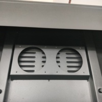Fabricant de fabrication de tôle Boîtier d'écran de signalisation numérique étanche autoportant mobile personnalisé