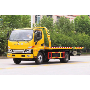 Camion de <span class=keywords><strong>remorquage</strong></span> à plateau plat JAC de 5 tonnes, <span class=keywords><strong>véhicule</strong></span> de récupération routière avec treuil hydraulique - Product Image 6