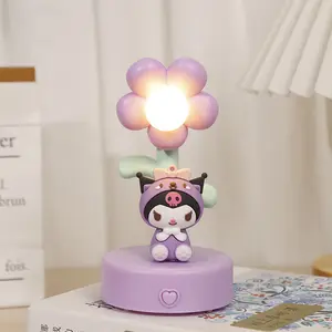 Wholesale Cartoon Kuromi Cute Sunflower Glowing Toys Children's Night Lights Kids Holiday Birthday Gift